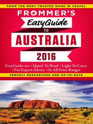 cover image of Frommer's EasyGuide to Australia 2016